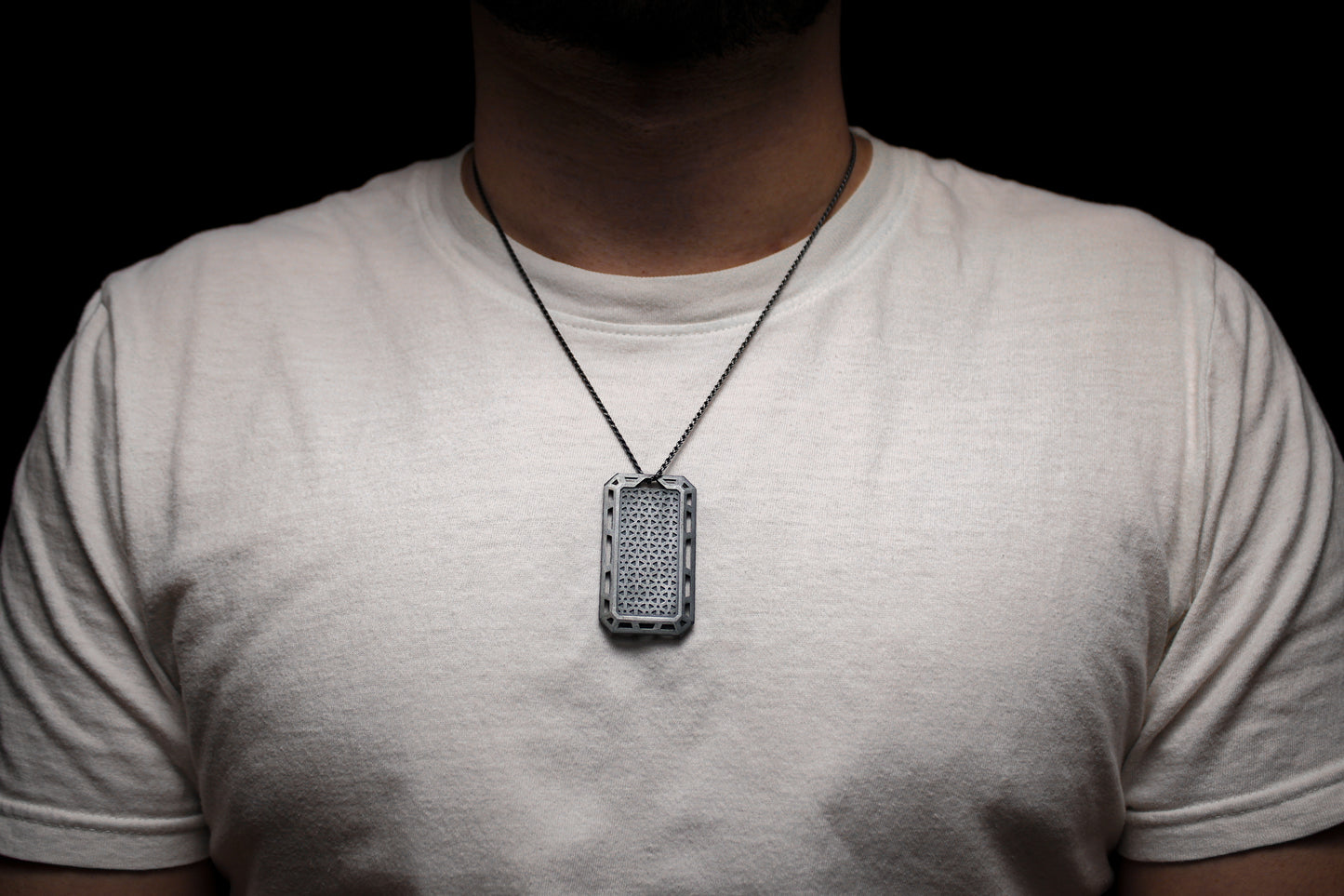 CUSTOM ISOGRID DOG TAG PENDANT