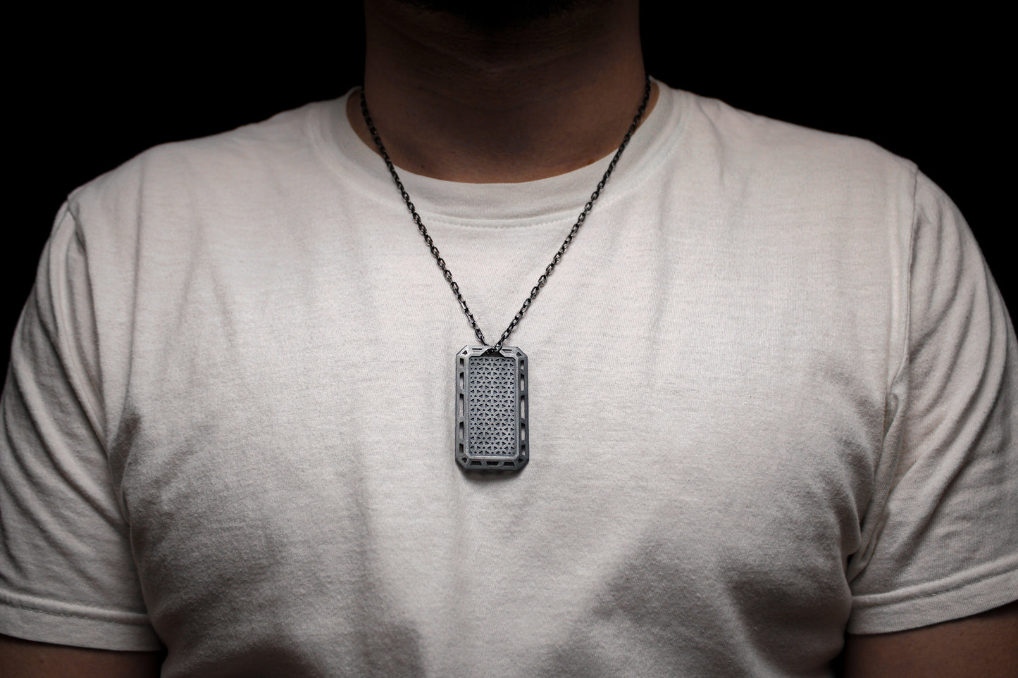 CUSTOM ISOGRID DOG TAG PENDANT