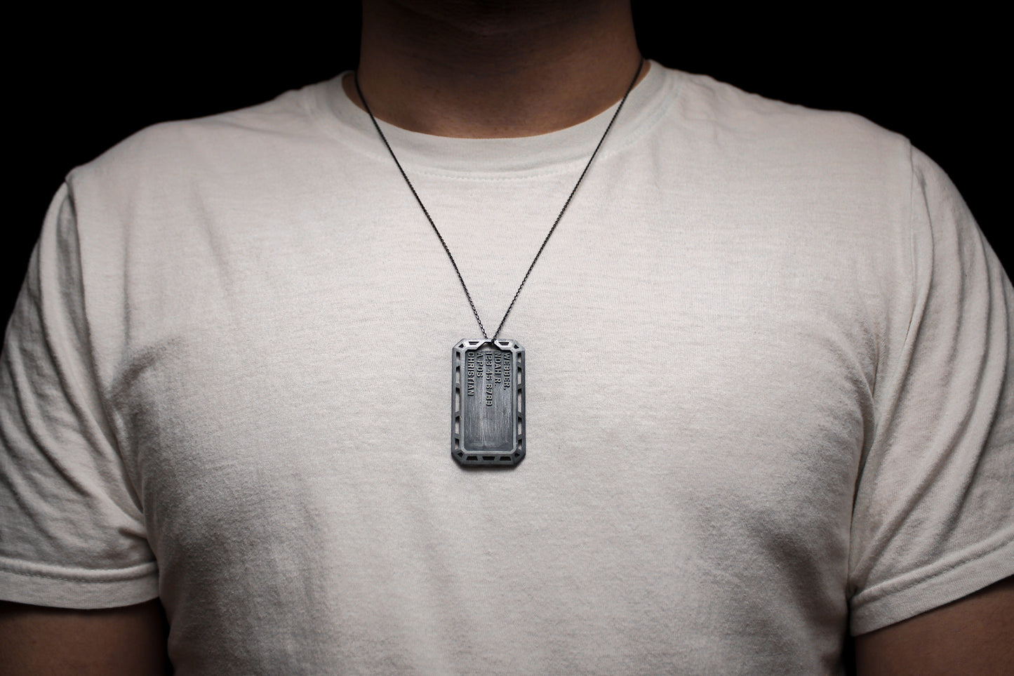 CUSTOM ISOGRID DOG TAG PENDANT