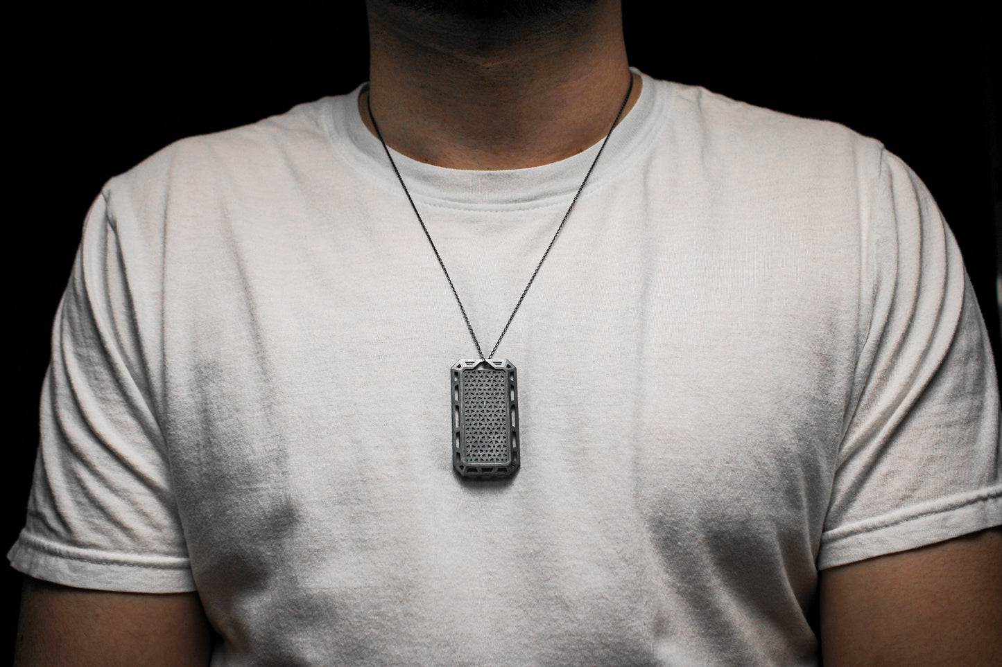 CUSTOM ISOGRID DOG TAG PENDANT