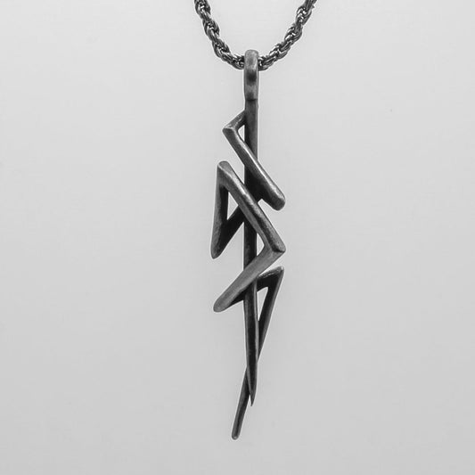 BLACKENED SURGE PENDANT