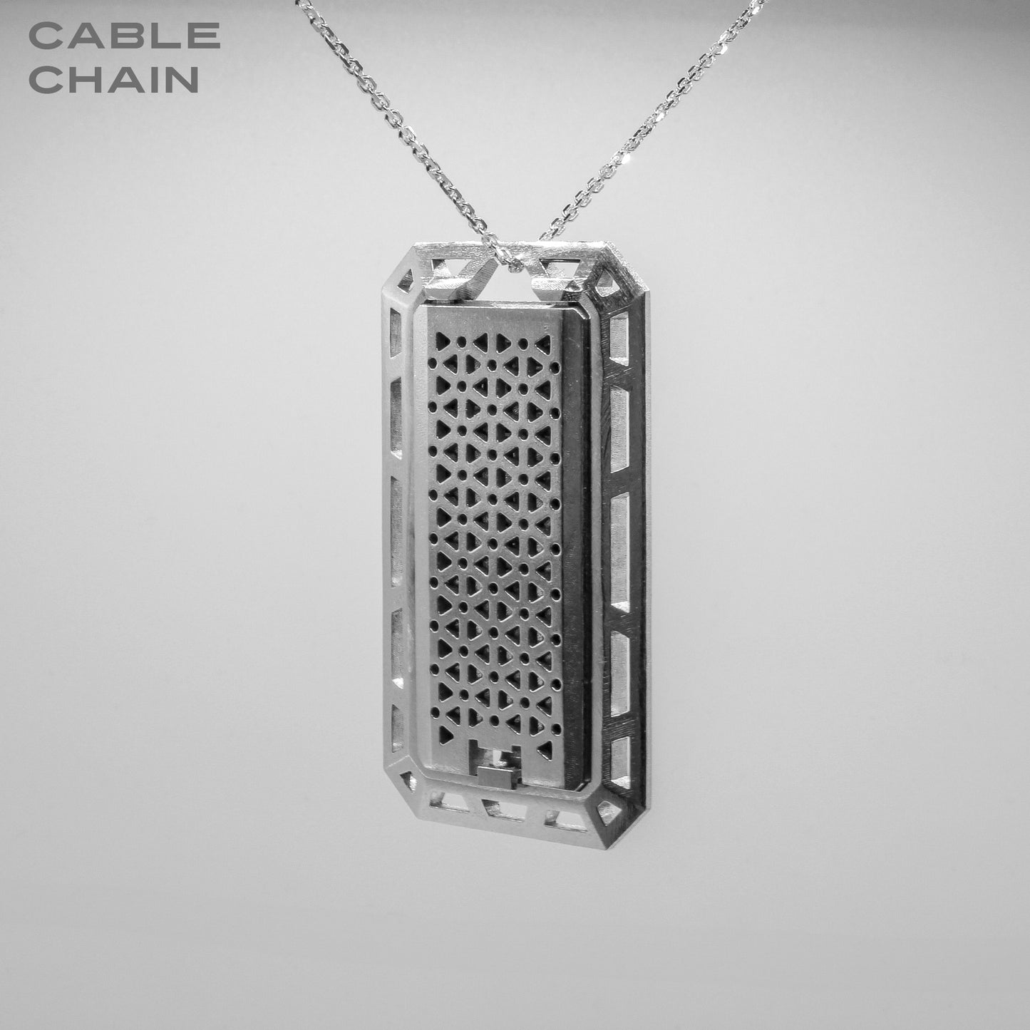 ISOGRID DOG TAG PENDANT + COVER