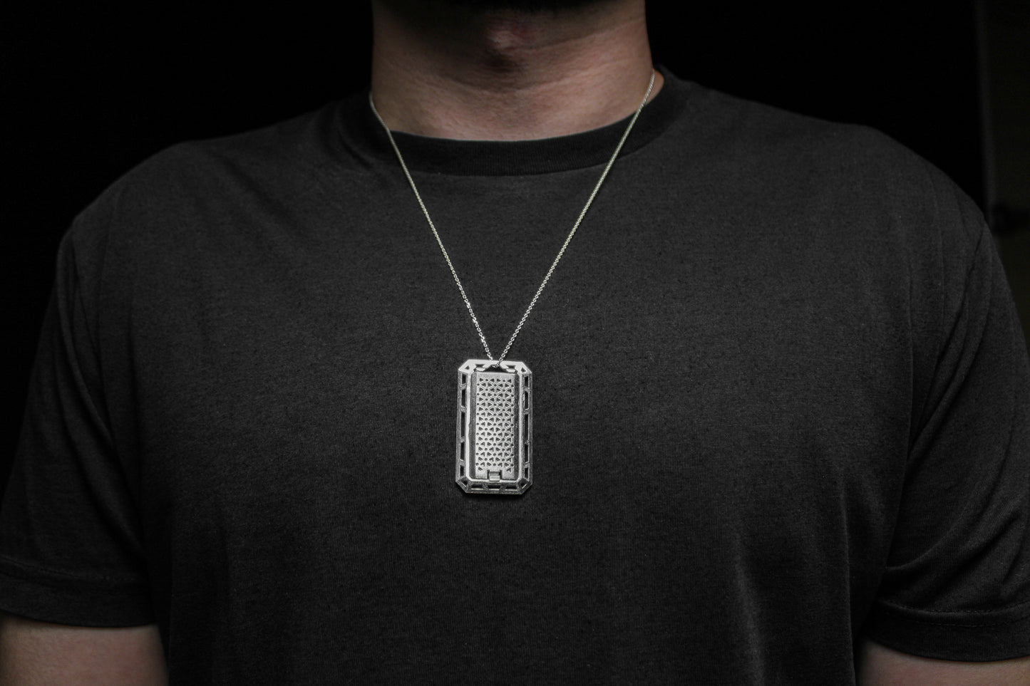 ISOGRID DOG TAG PENDANT + COVER