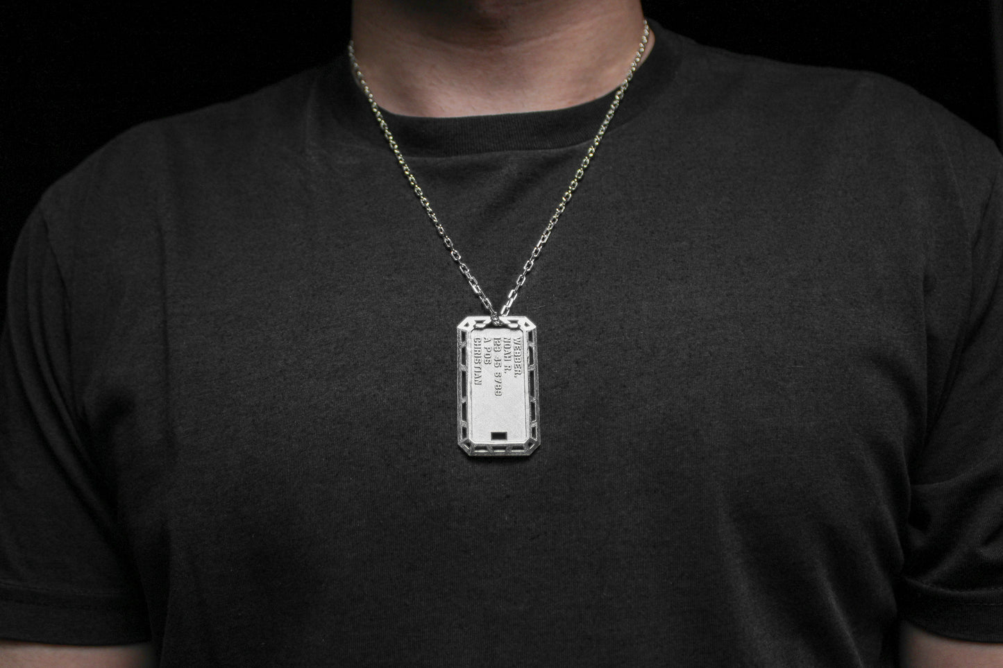 ISOGRID DOG TAG PENDANT + COVER