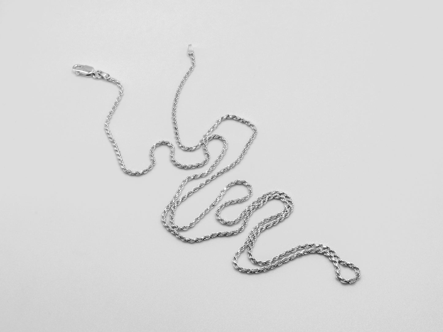 1.5mm (030) Polished Rope Chain