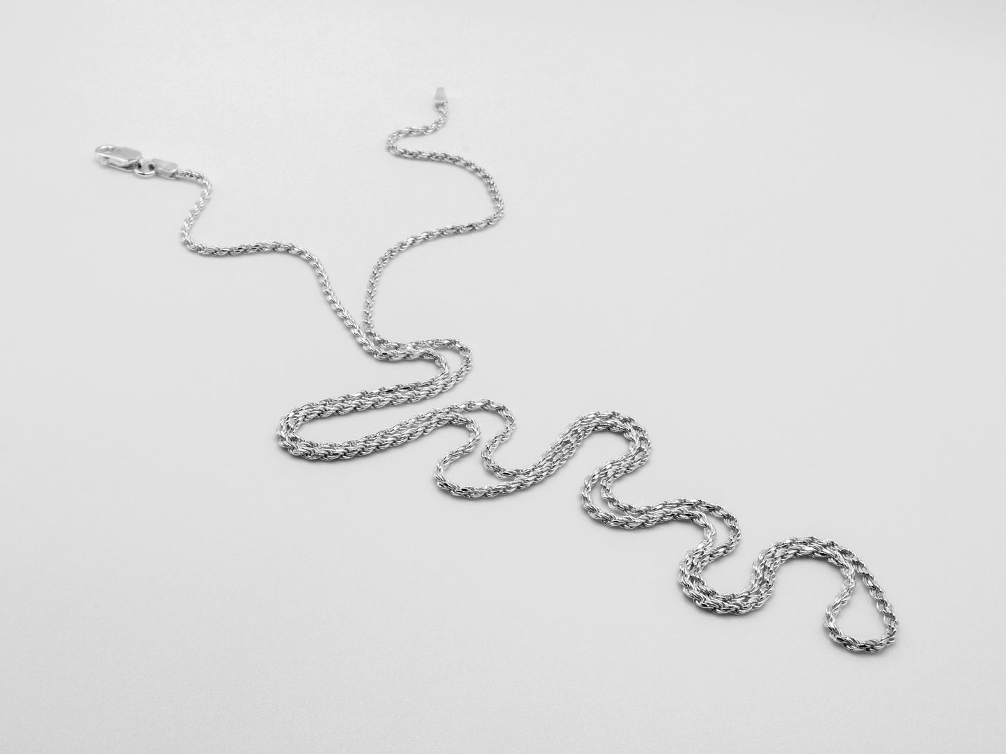 1.5mm (030) Polished Rope Chain