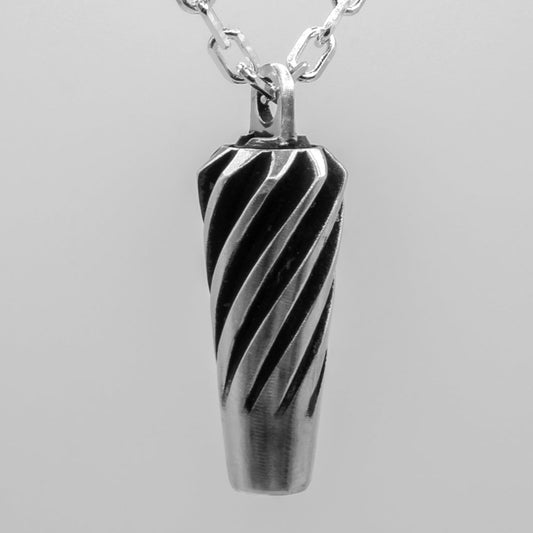 [TWO TONE] TAPERED GEAR PENDANT